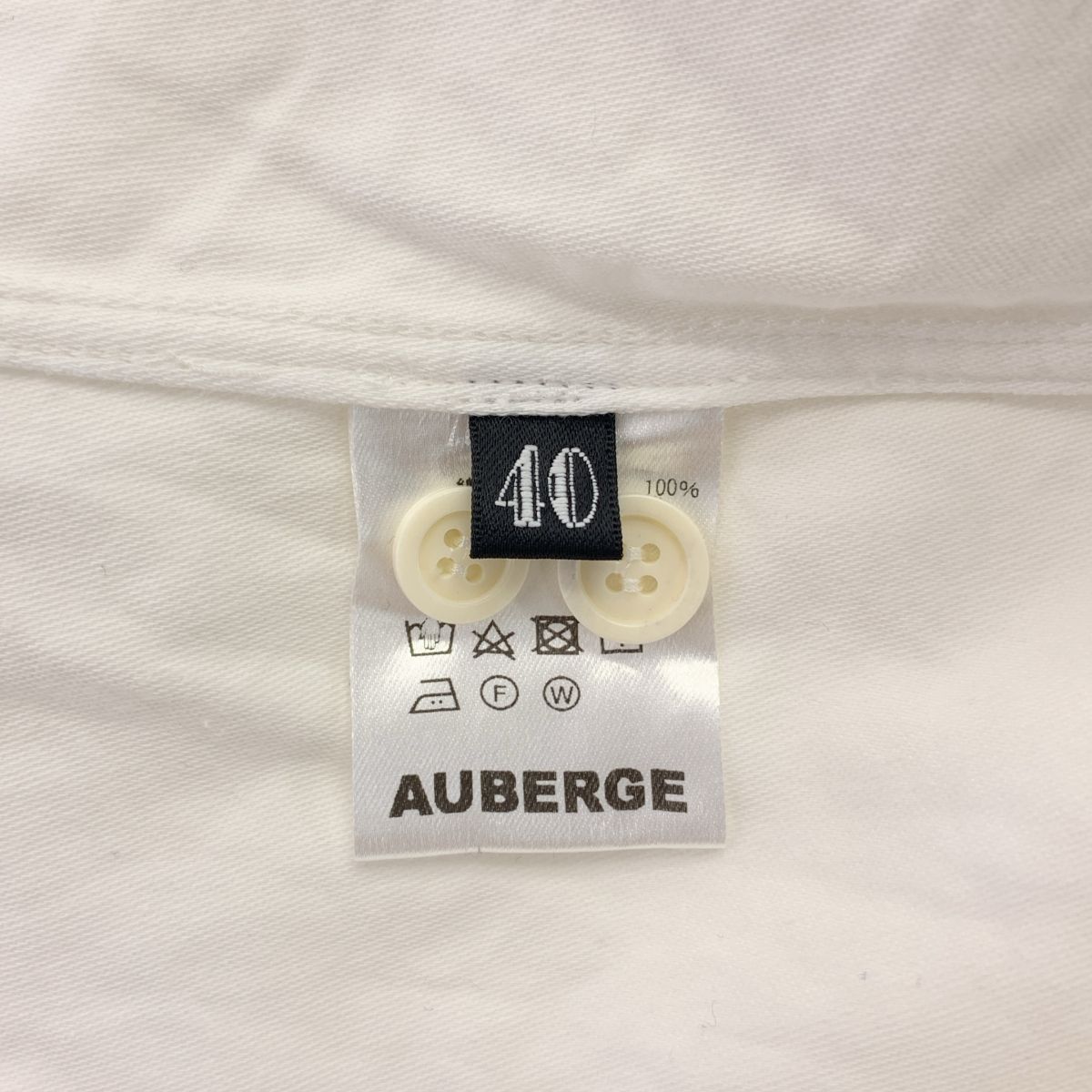 AUBERGE コットンギャザーシャツ 美品】 AUBERGE / オーベルジュ | コットン ギャザー レギュラー