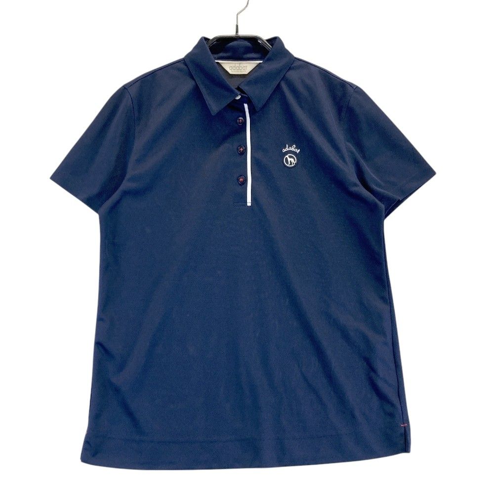 新品未使用 ADABAT ゴルフウェアセット ホワイト ネイビー 4点セット