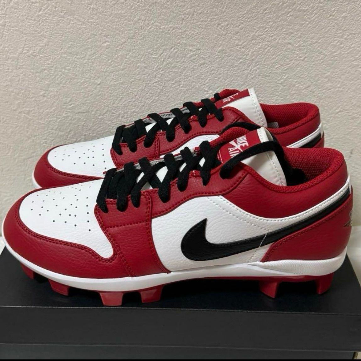 Jordan 1  RETRO MCS LOW 白×赤 27cm スパイク Jordan 1 RETRO MCS LOW 白×赤 スパイク ☆ NIKE ナイキ ジョーダン