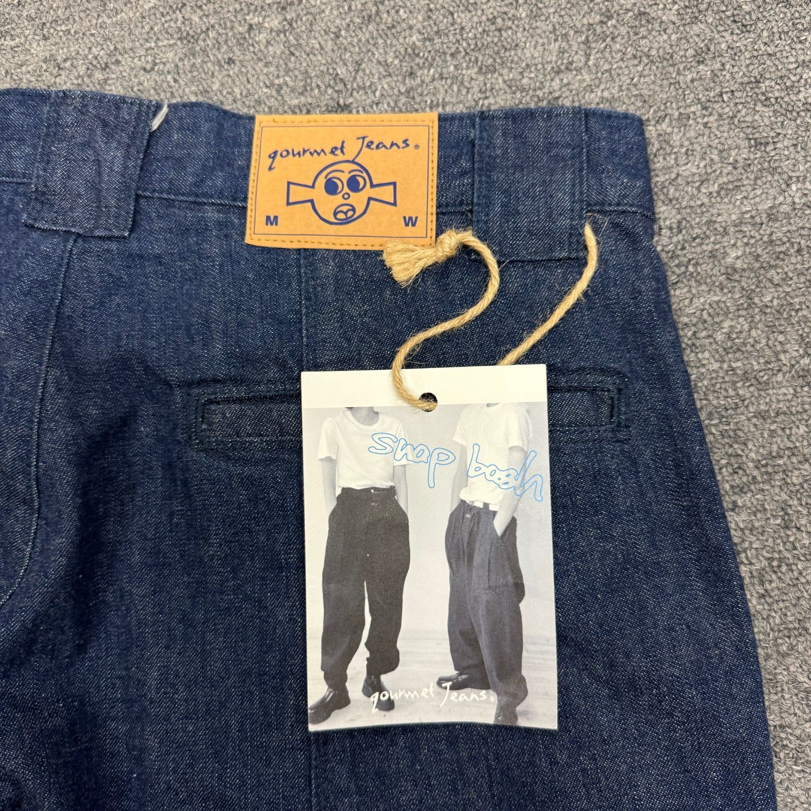 新品 gourmet jeans 20SS TYPE-2 SNAP BUSH ワイドテーパードデニムブッシュパンツ スナップブッシュ ジーンズ  グルメジーンズ インディゴ 32 74241A5 - メルカリ