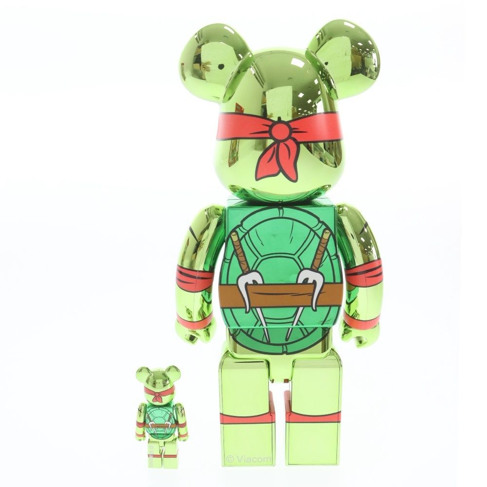 bearbrickタートルズ  Raphael 400%100%新品未開封 BEARBRICK Ninja Turtles Raphael 100%&400% BE@RBRICK Medicom