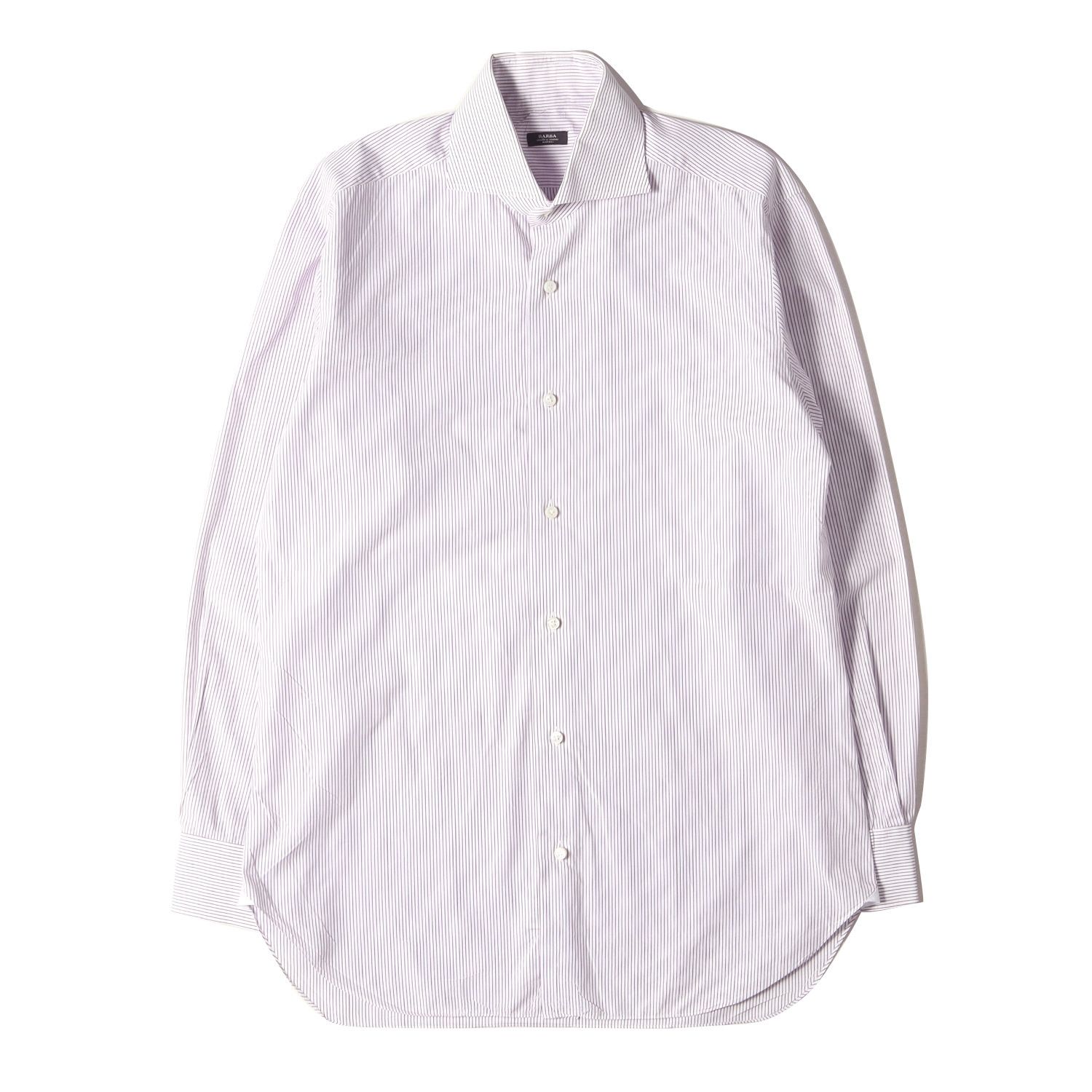 BARBA バルバ ホワイトシャツ サイズ38/15 MADE IN ITALY