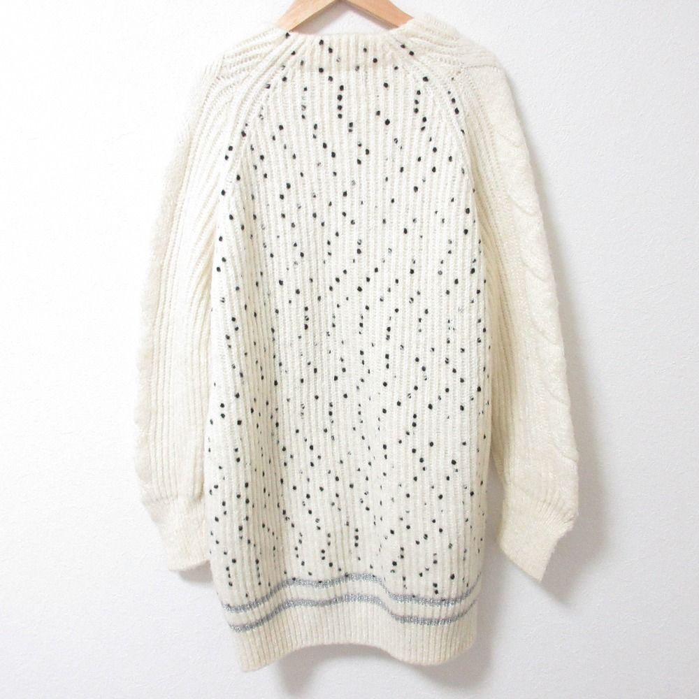 良品 Coohem コーヘン ドット モヘアブレンド クリアボタン V