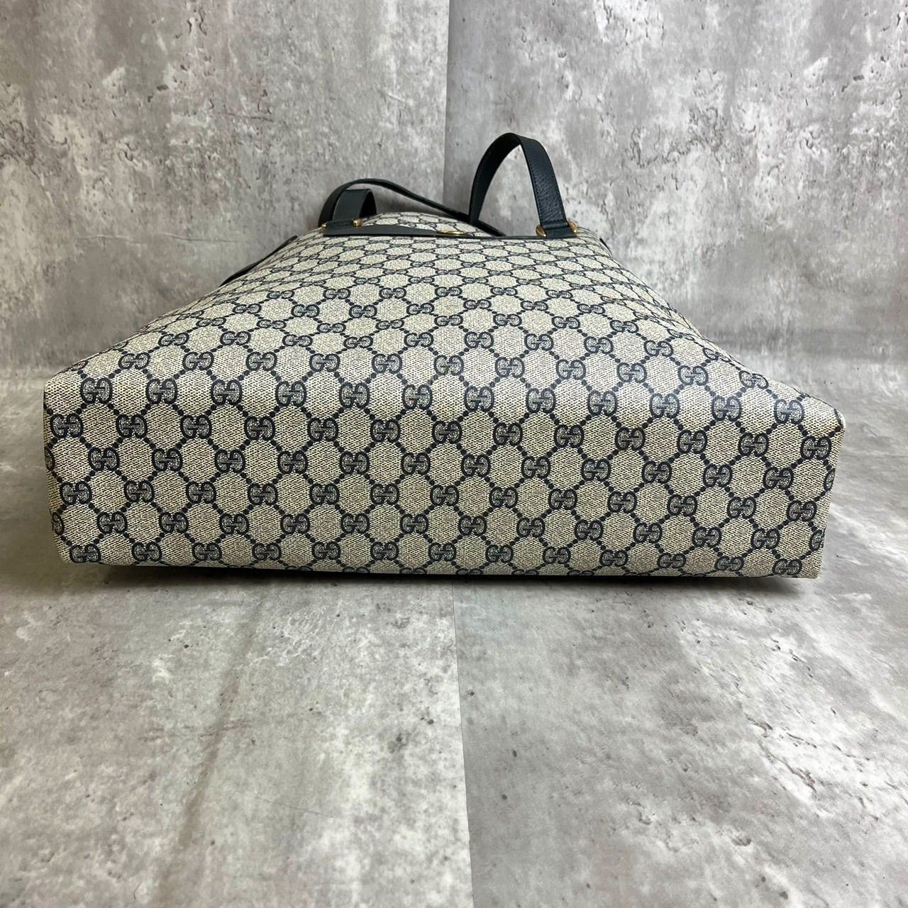 大容量 レア オールド グッチ GG 金具 オール レザー トートバッグ A4可 大容量 レア オールド グッチ GG 金具 オール レザー トートバッグ A4可