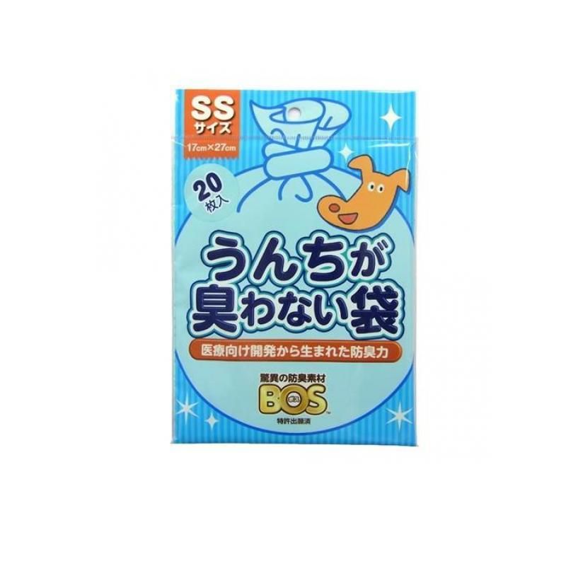 セット クリロン化成 うんちが臭わない袋BOS ペット用SSサイズ 入り