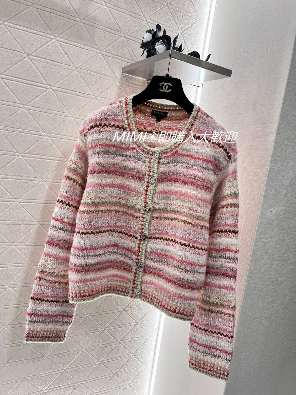 週末限定金額 シャネル CHANEL カーディガン ピンク - メルカリ