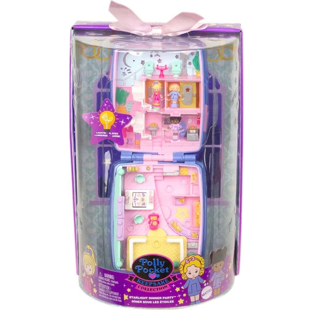 ◇復刻版 Polly Pocket ポーリーポケット 日本未発売 特別版 スターライト ディナ ーパーティ コンパクト トイ 海外おもちゃ  ドールハウス ミニチュア 90年代おもちゃ - メルカリ