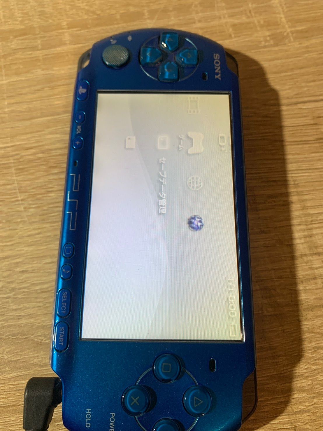 5880 PlayStation ポータブル PSP 3000 バイブラント ブルー 動作 済み UP786_INFO