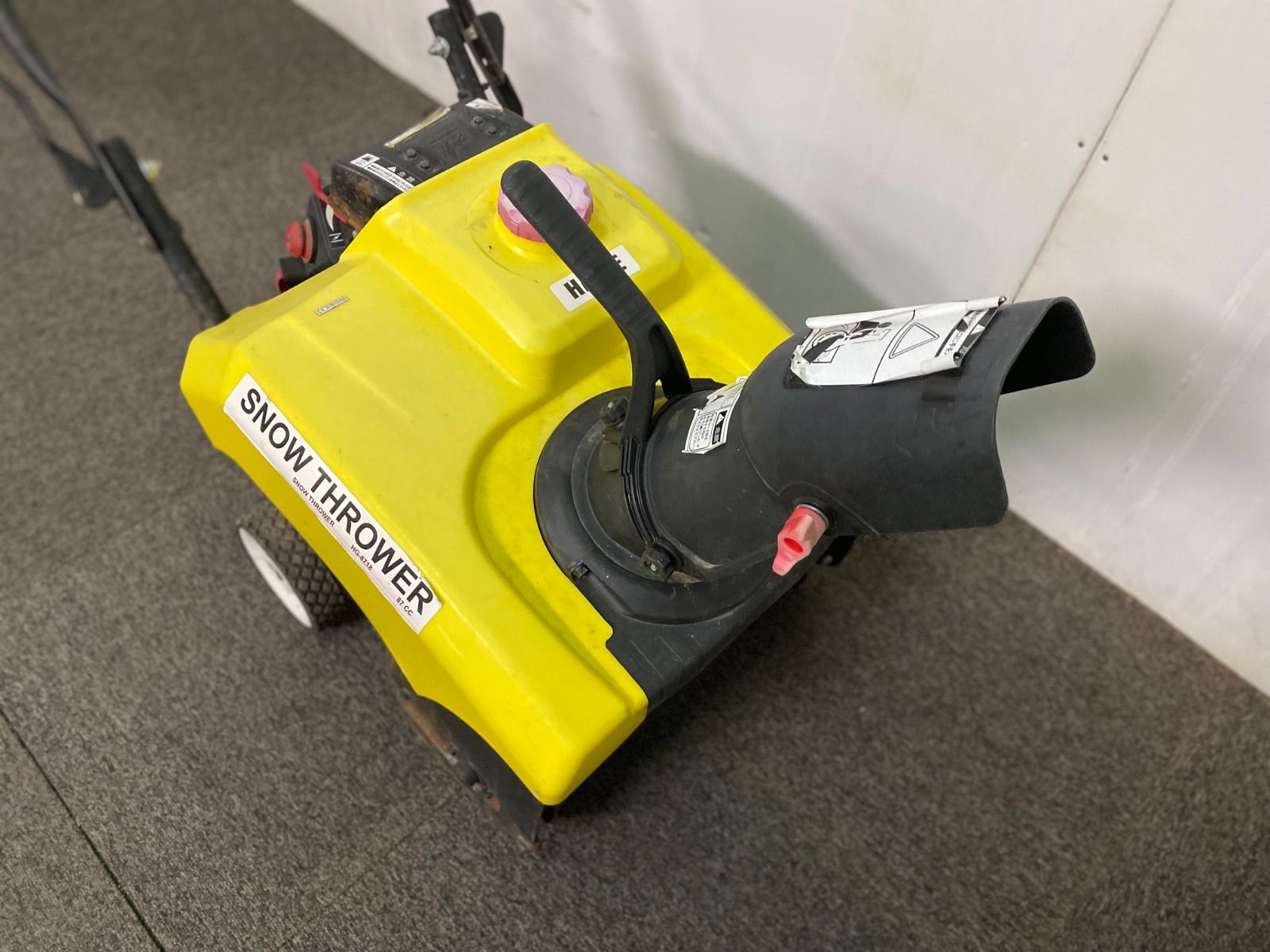 除雪機 HAIGE SNOW THROWER 雪飛ばし 雪かき エンジン式 動作未確認 