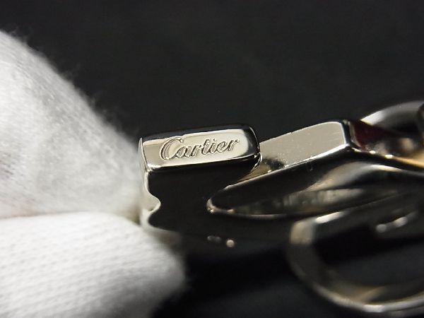 □新品□未使用□ Cartier カルティエ 2Cロゴ チャーム キーホルダー