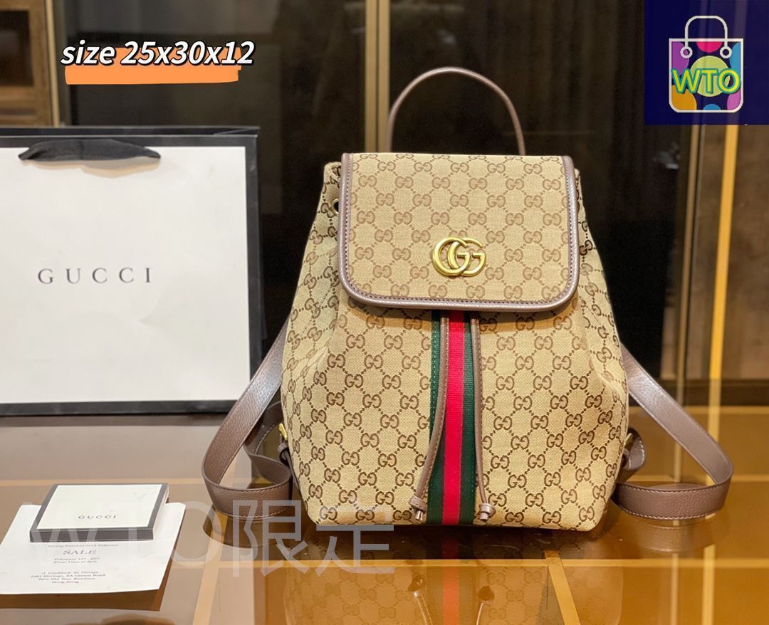 GUCCI グッチ　バンブーリュック　保存袋•箱付き ギフトにも♪【国内発送☆GUCCI】バンブー バックパック (GUCCI