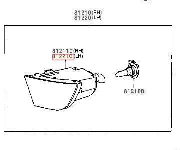 大人気 トヨタ 純正 アルテッツア フォグランプ 左 インナ レンズ