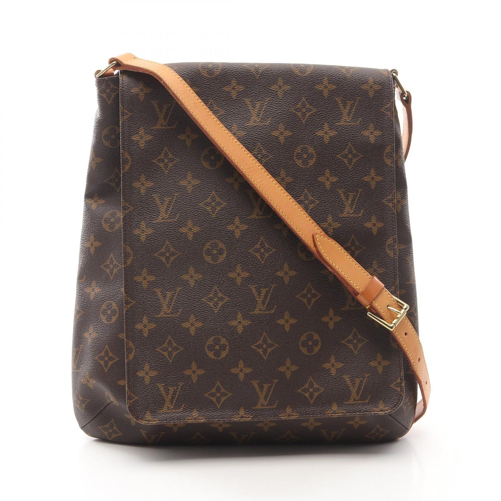 ルイ ヴィトン LOUIS VUITTON ショルダーバッグ ミュゼット M51256 PVCコーティングキャンバス レザー ミュゼット レディース Used B