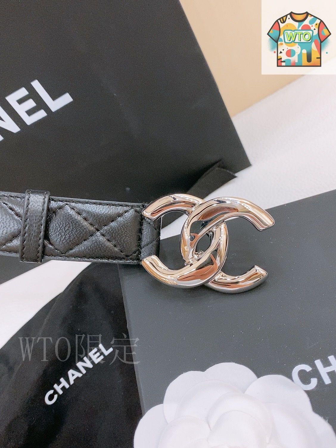 今日特価】Chanel Double C レザーベルト-1-2 - メルカリ