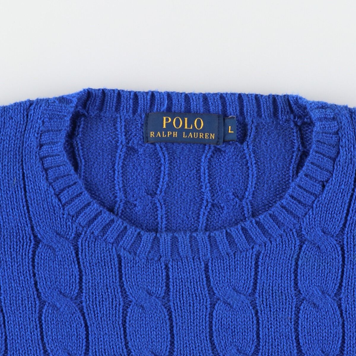 古着 ラルフローレン Ralph Lauren POLO RALPH LAUREN ケーブル編み