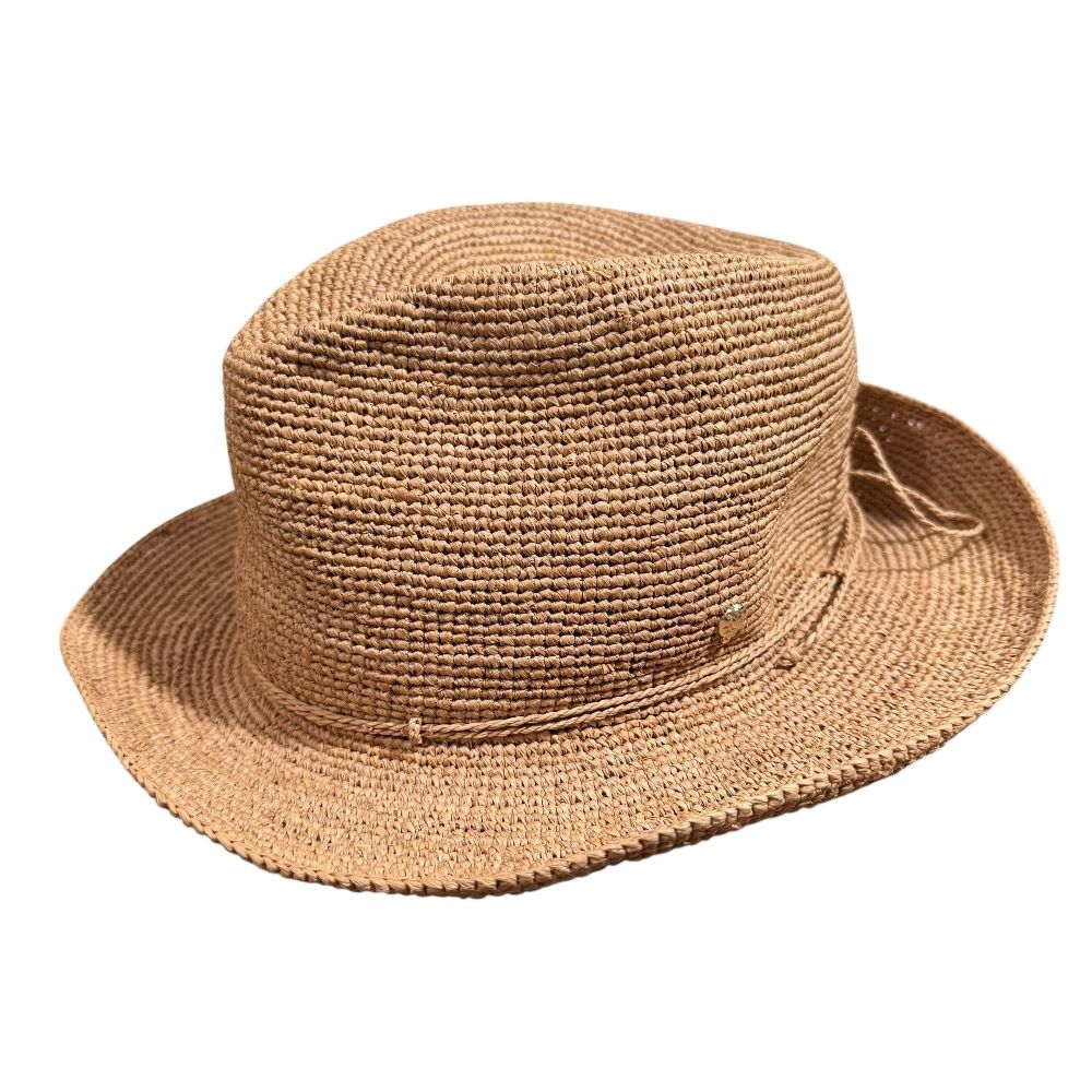 中古】美品 HELEN KAMINSKI ヘレンカミンスキー ラフィアハット