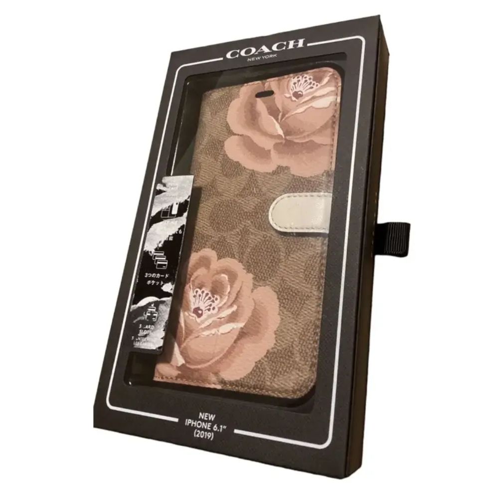 COACH/コーチ　手帳型/ブックケース　iPhone11/XR 本革 ③COACH/コーチ 手帳型/ブックケース iPhone11/XR 本革 - メルカリ
