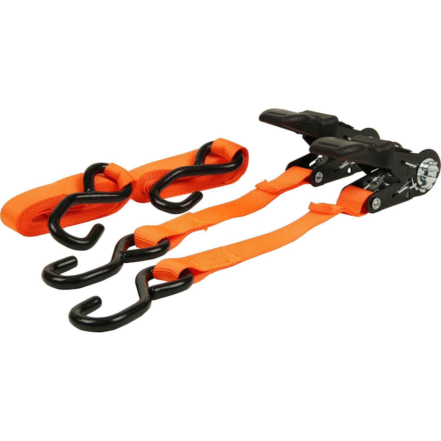 ショートタイプ ラチェット式ベルト荷締機 ERT-25SSR 2pcs イーバリュー E-Value 2.3m