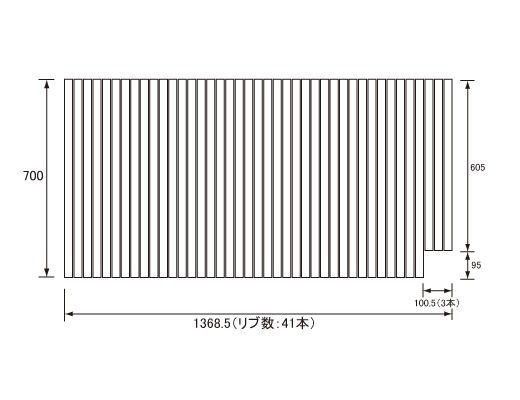RS9GD6055NC Panasonic パナソニック 風呂フタ 巻フタ 700×1369 R勝手用 RS9GD6055NECにて納品