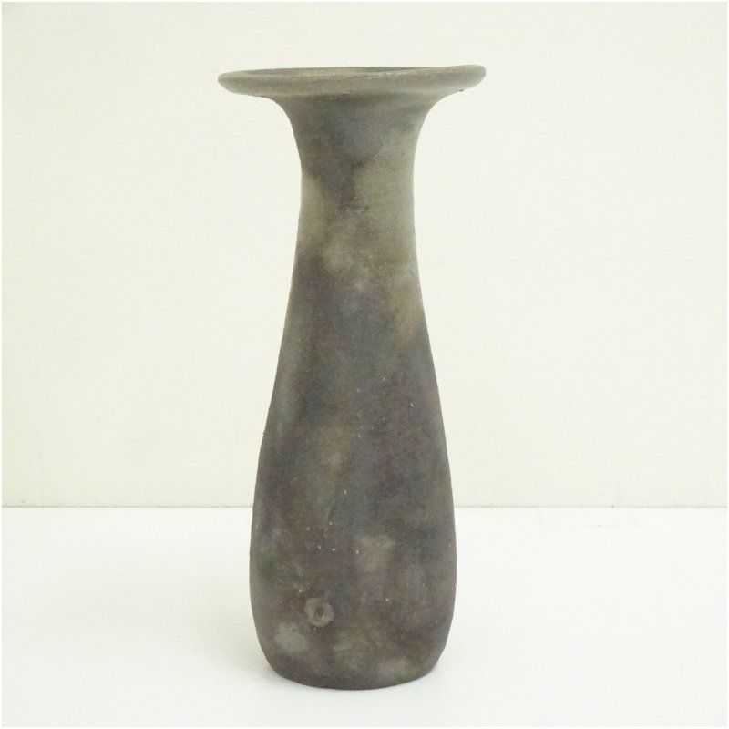 備前焼　木村陶峰　花入　花瓶　花器 楽天市場】【現品限り】 備前焼 耳付 花入 木村陶峰作 桐箱入り : お