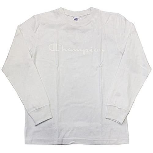 チャンピオン(Champion) 長袖Tシャツ C3-N419 メンズ ホワイト Sサイズ