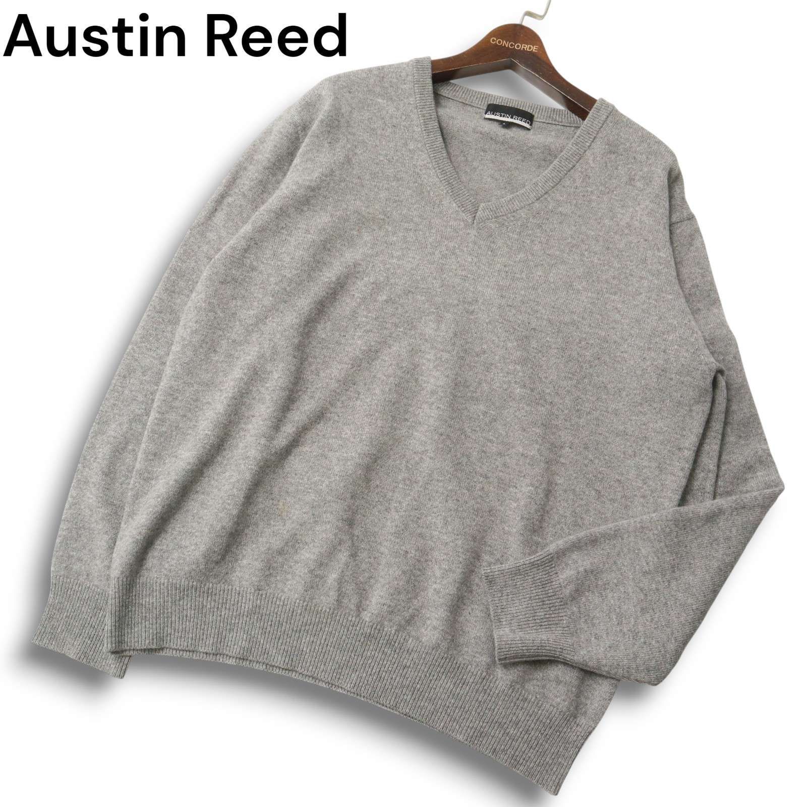 美品 イタリア製 AUSTIN GREY オースチングレイ 革靴 レザーシューズ 茶12M 約30㎝ AUSTIN REED オースチンリード カシミヤ100%フーディーロングコート