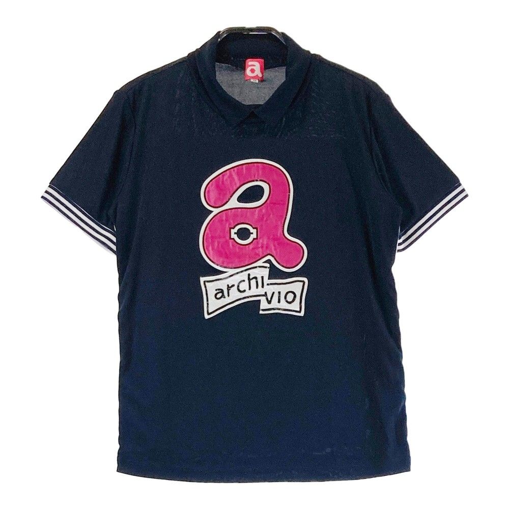 サイズ：38 ARCHIVIO アルチビオ 半袖襟付きTシャツ ネイビー系 [240101327340]# ゴルフウェア レディース ストスト