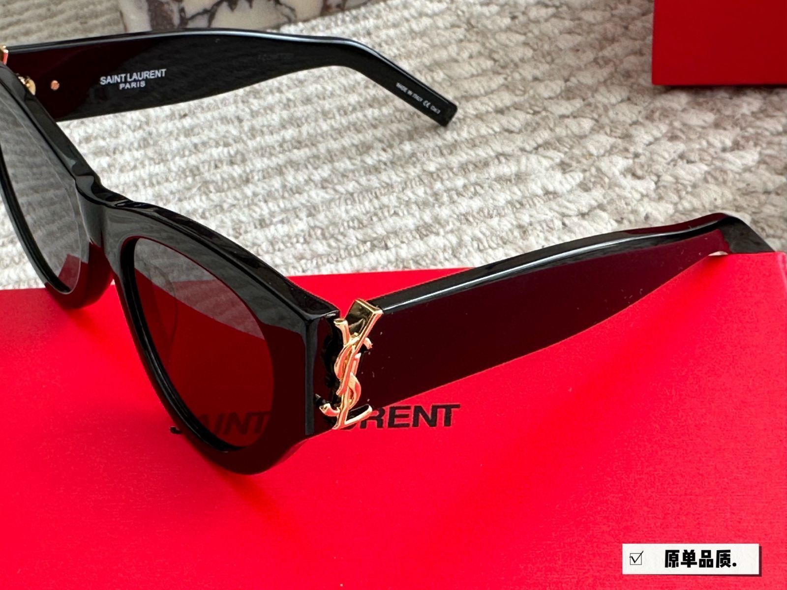 特別SALE❤️ 美品 イヴサンローラン サングラス キャットアイ ベッコウ 今日特価】YSL キャットアイ サングラス レゴロゴ付き - メルカリ