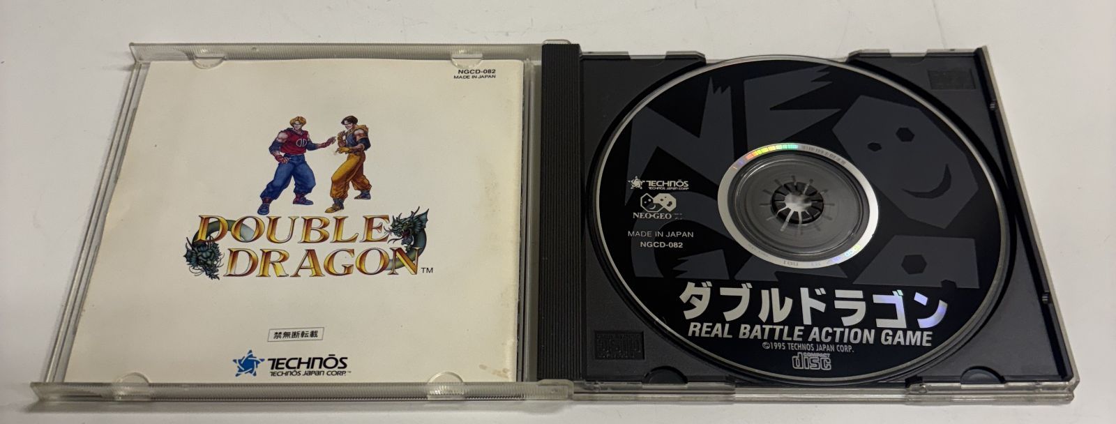 未開封　ダブルドラゴン　DOUBLE DRAGON　ネオジオCD 中古品 ネオジオCD版 ダブルドラゴン DOUBLE DRAGON - メルカリ