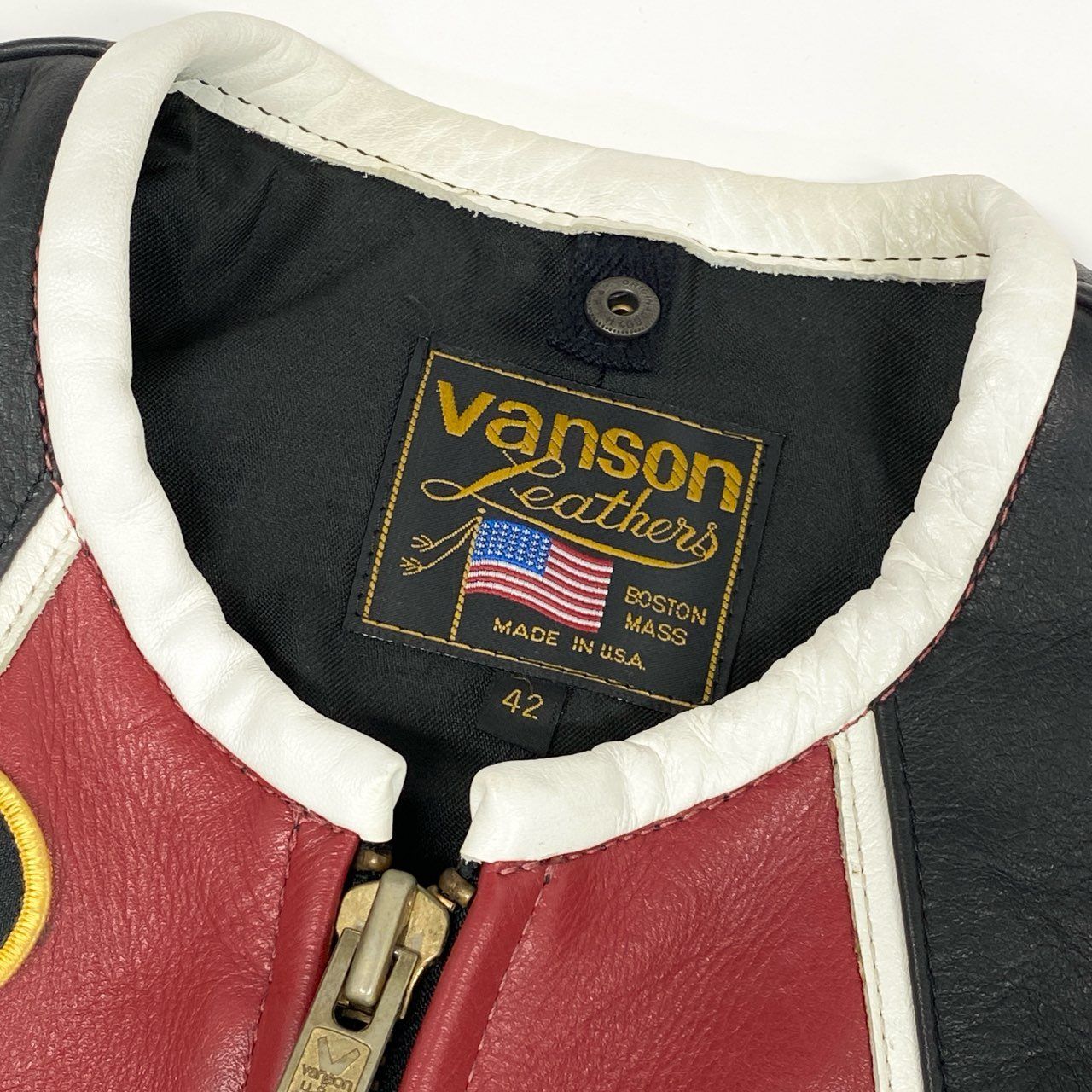 49f2 VANSON バンソン USA製 BOSTON MASS ワンスター シングル