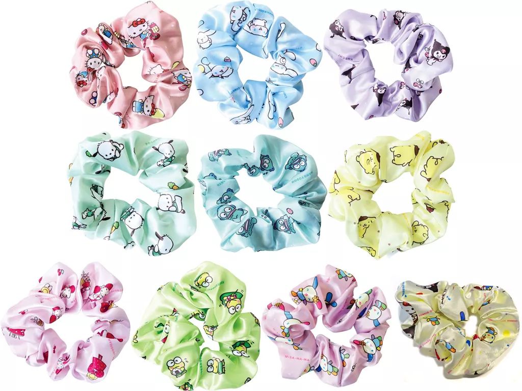 【中古】アクセサリー(非金属) 全10種セット 「サンリオキャラクターズ シークレットシュシュ ちまちまチラシ」