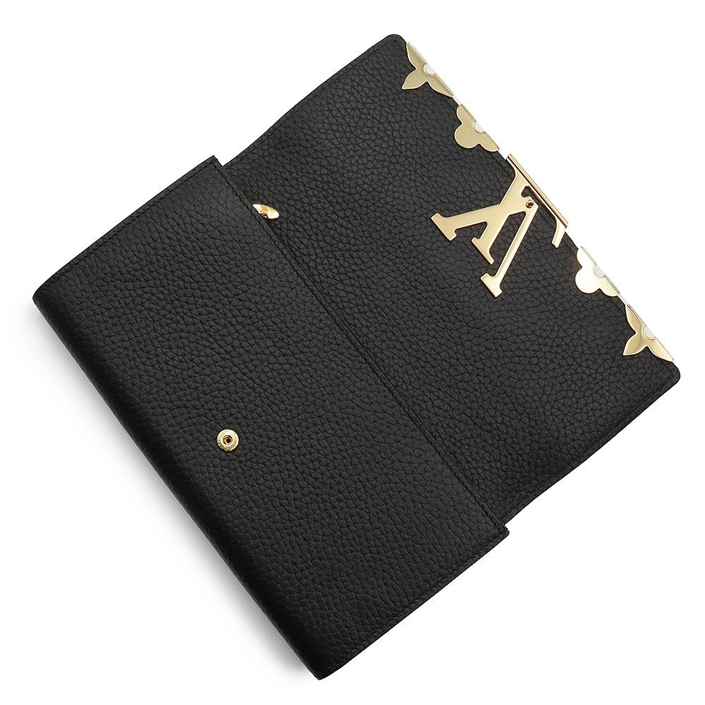 ルイ ヴィトン ポルトフォイユ カプシーヌ 二つ折り長財布 トリヨン  