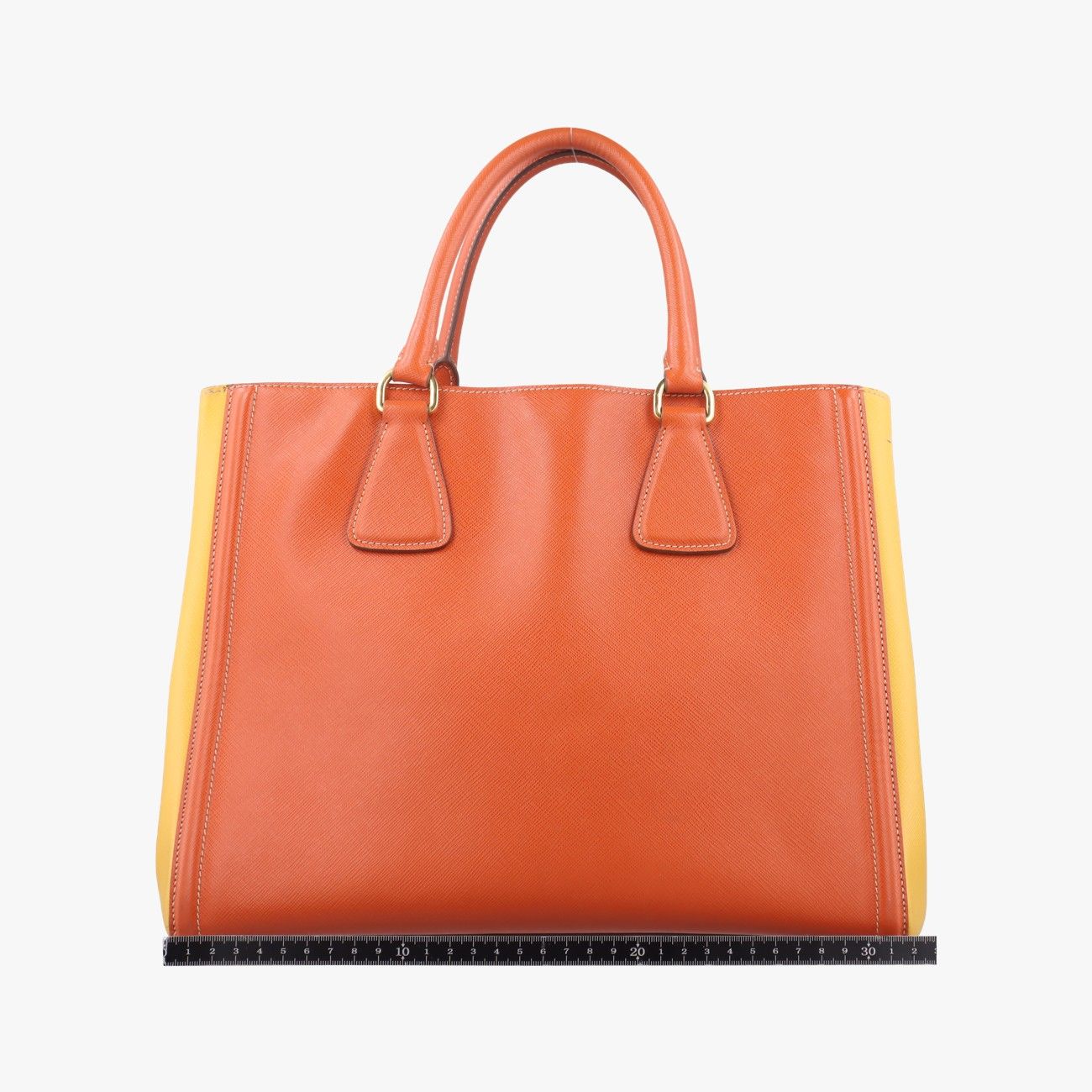 美品‼️プラダPRADA オレンジ　L字ファスナー　レザー 中古・古着通販】PRADA (プラダ) L字ファスナー長財布 オレンジ