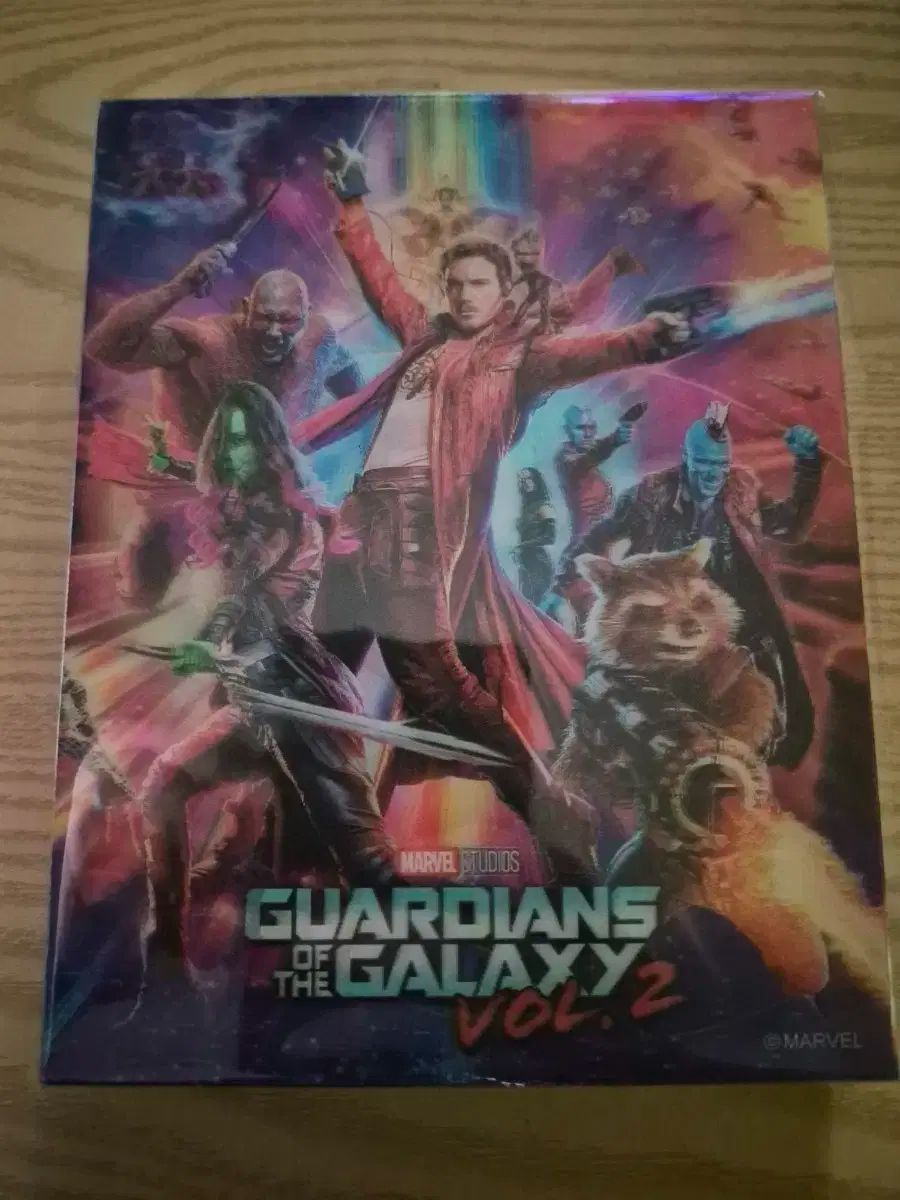 ガーディアンズ OF GALAXY VOL 2 レンチキュラーカード レンチキュラー フルスリープ スチールブック 3D ブルーレイ Blu-ray