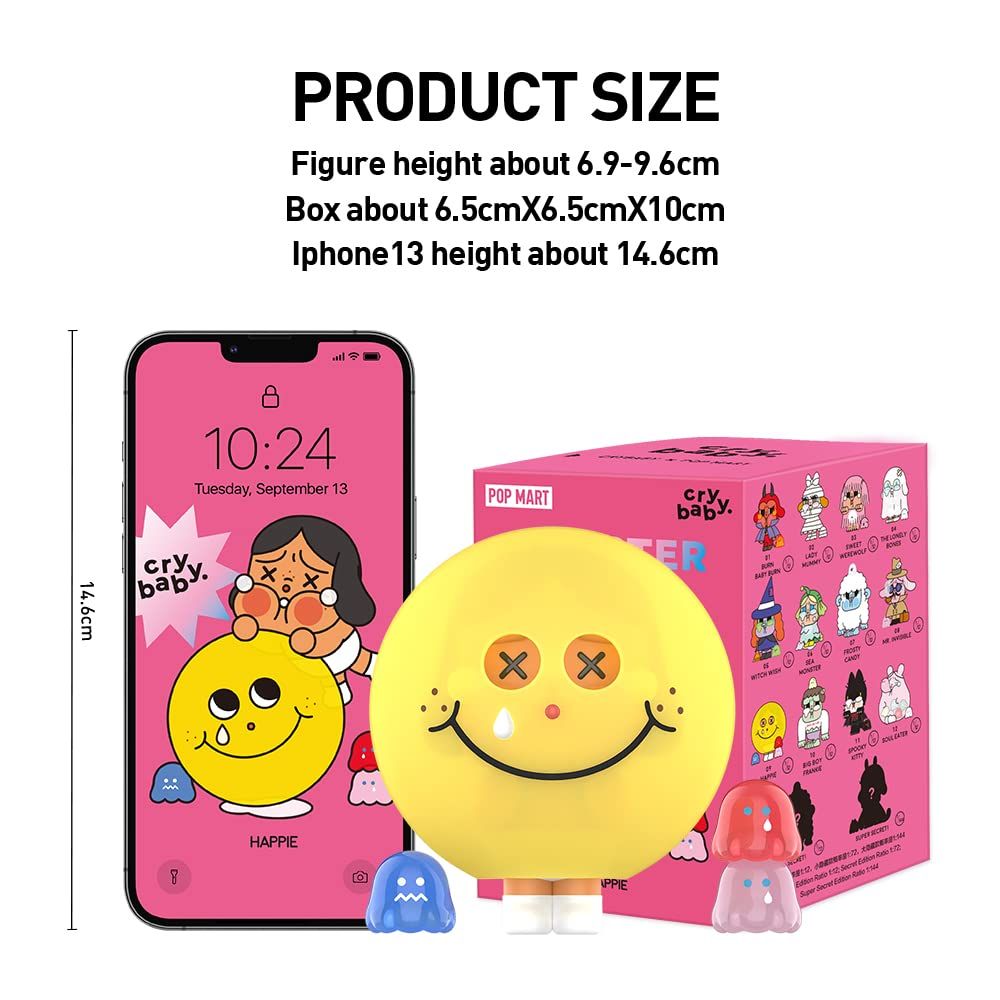 ポップマート Crybaby Monster Tears シリーズ 1ボックス CRYBABY