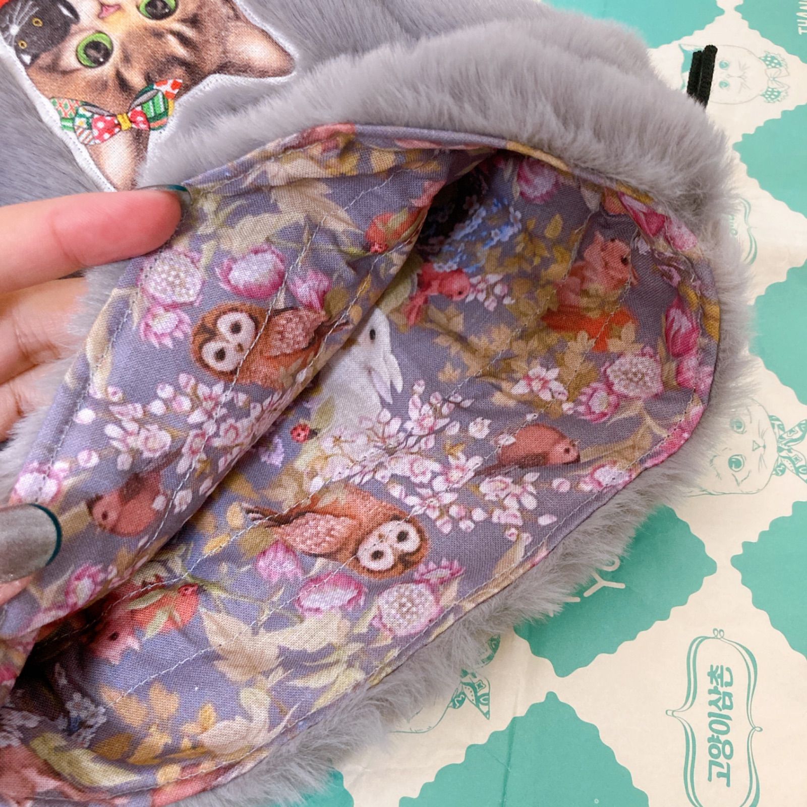 ☆ コヤンイサムチョン リトルサンダー 巾着 ピンクス ハンドメイド ☆