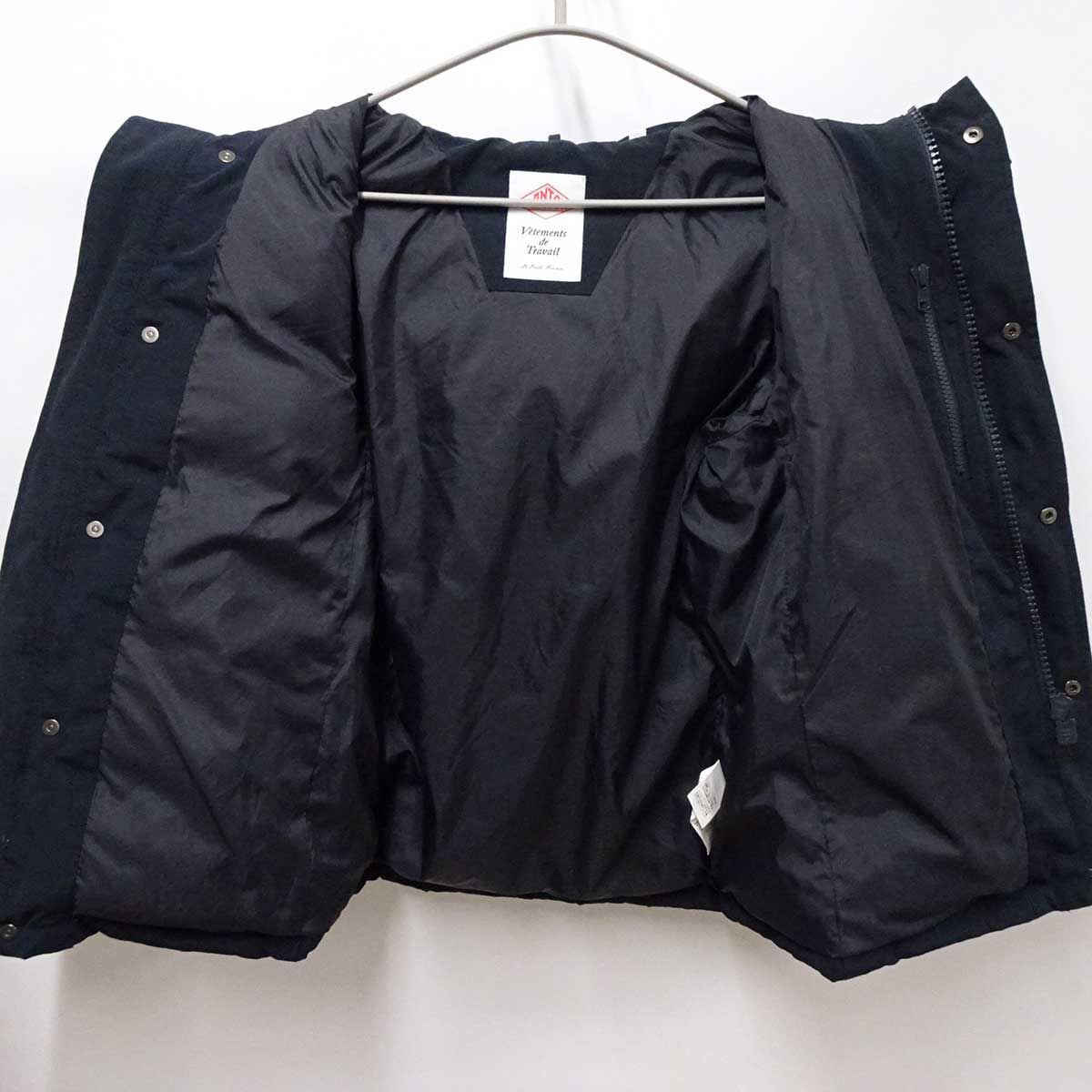 DOWN PARKA JACKET ダウンパーカージャケット サイズ36 ブラック JD