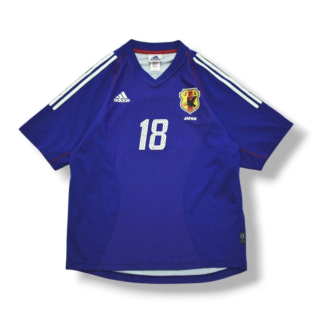 日本製 アディダス adidas 2002 日本代表 HOME 1st ♯18 小野