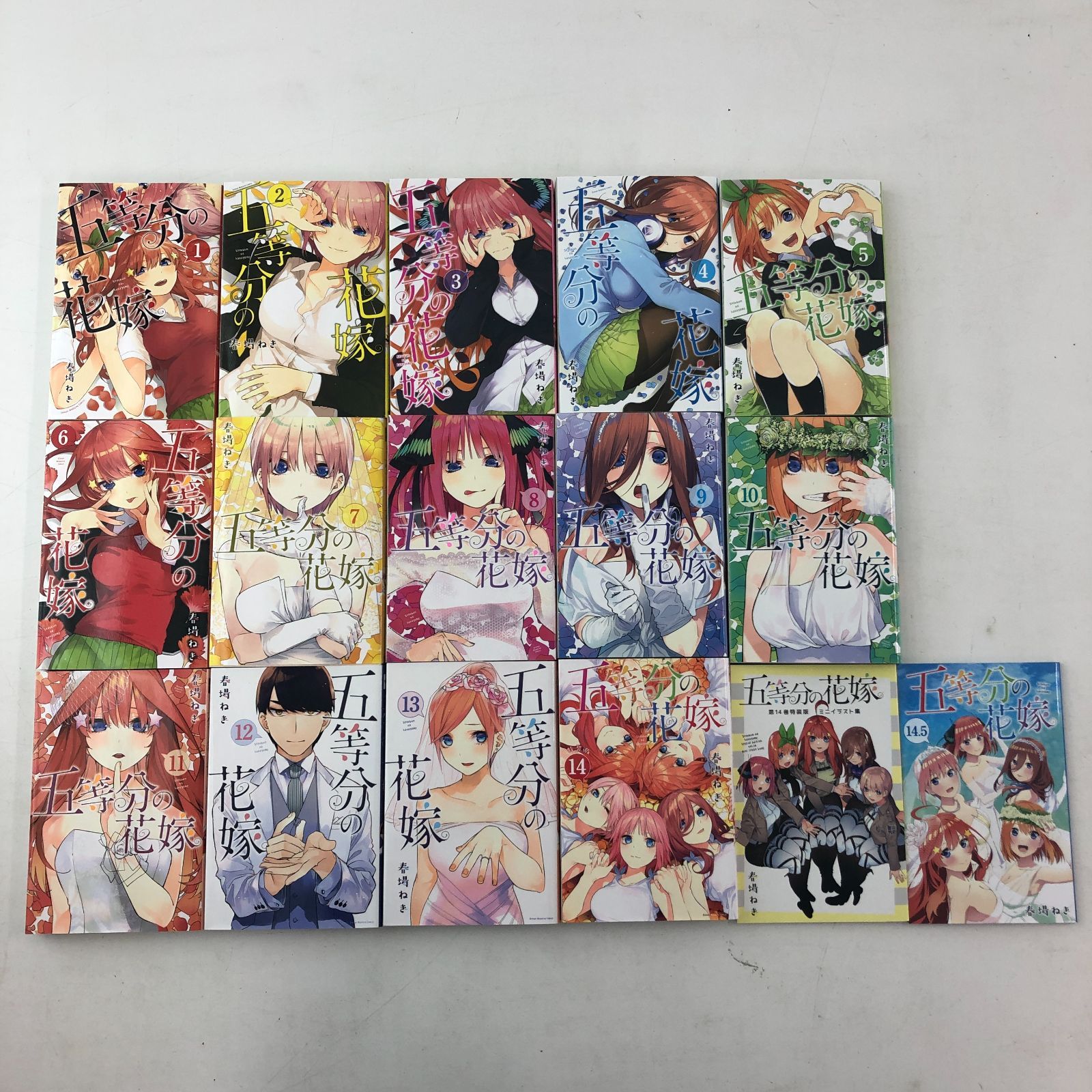 02m0561 コミック 五等分の花嫁 全巻セット（1～14巻) + カッコウの 