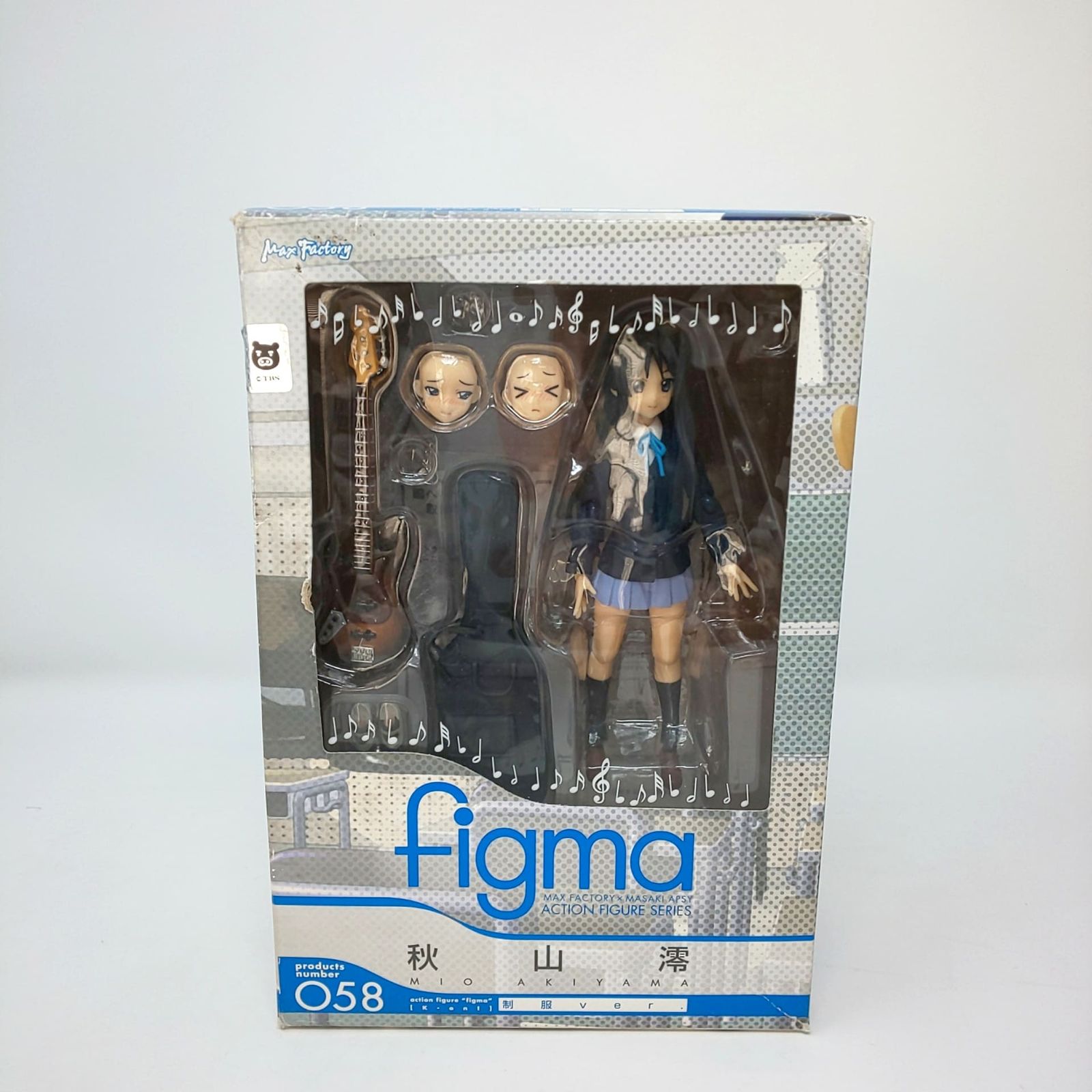 235B-06 figma けいおん！058 秋山澪 制服ver. フィギュア フィグマ Max Factory マックスファクトリー 箱開封 ...