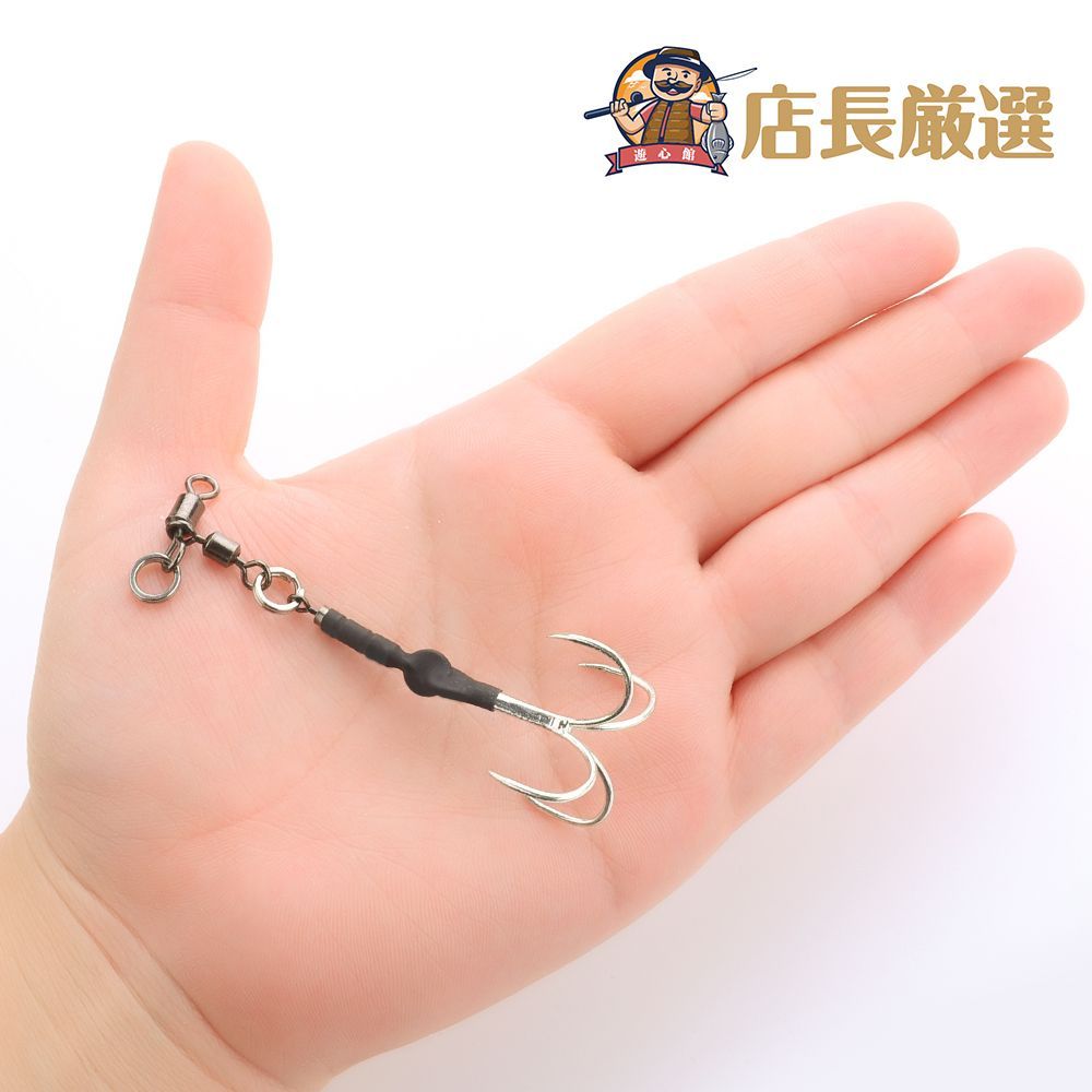 タチウオ用ジグ タチウオ ジグアシストフック 18#3本組 太刀魚四本鈎 太刀魚