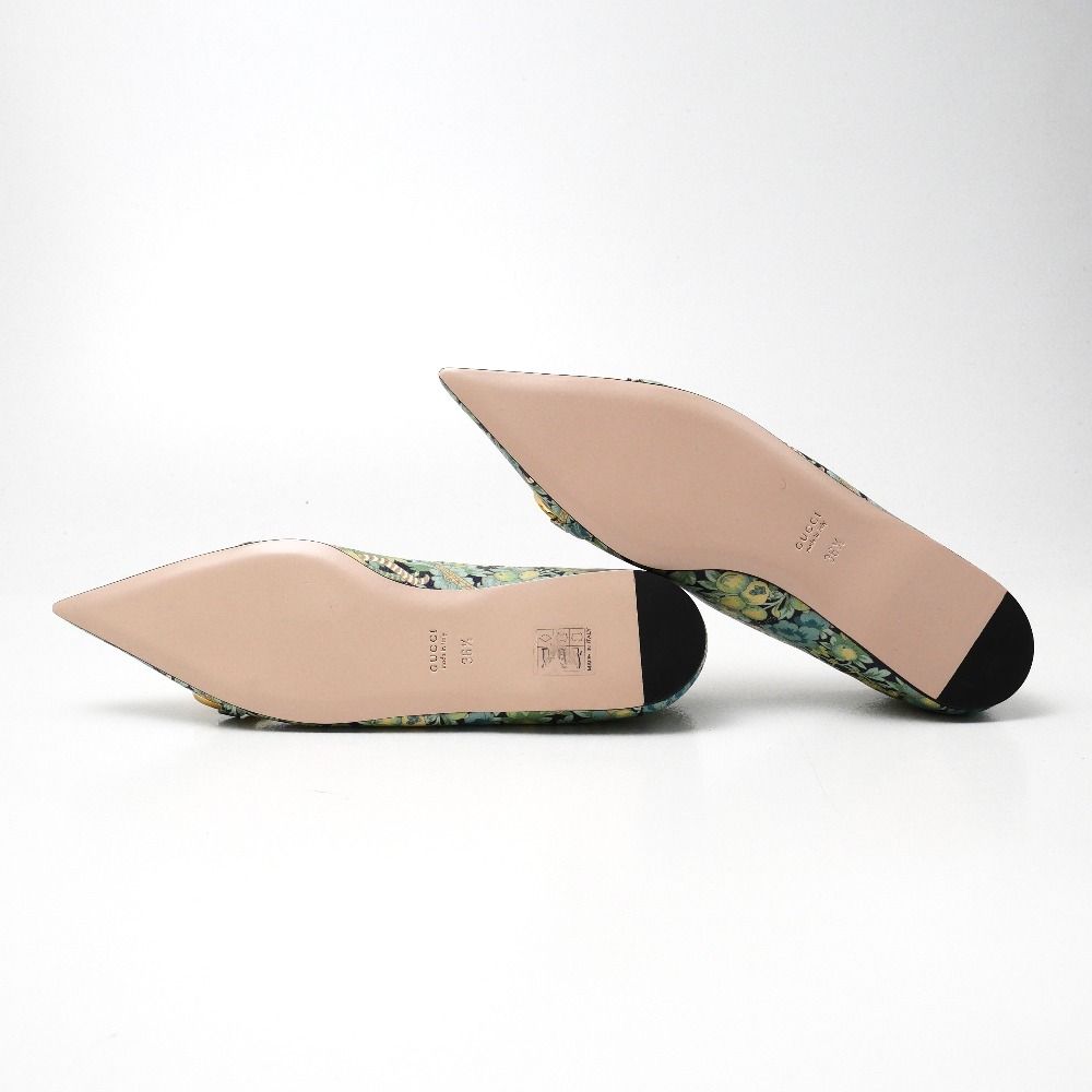 □未使用品□GUCCI × LIBERTY グッチ × リバティ パンプス
