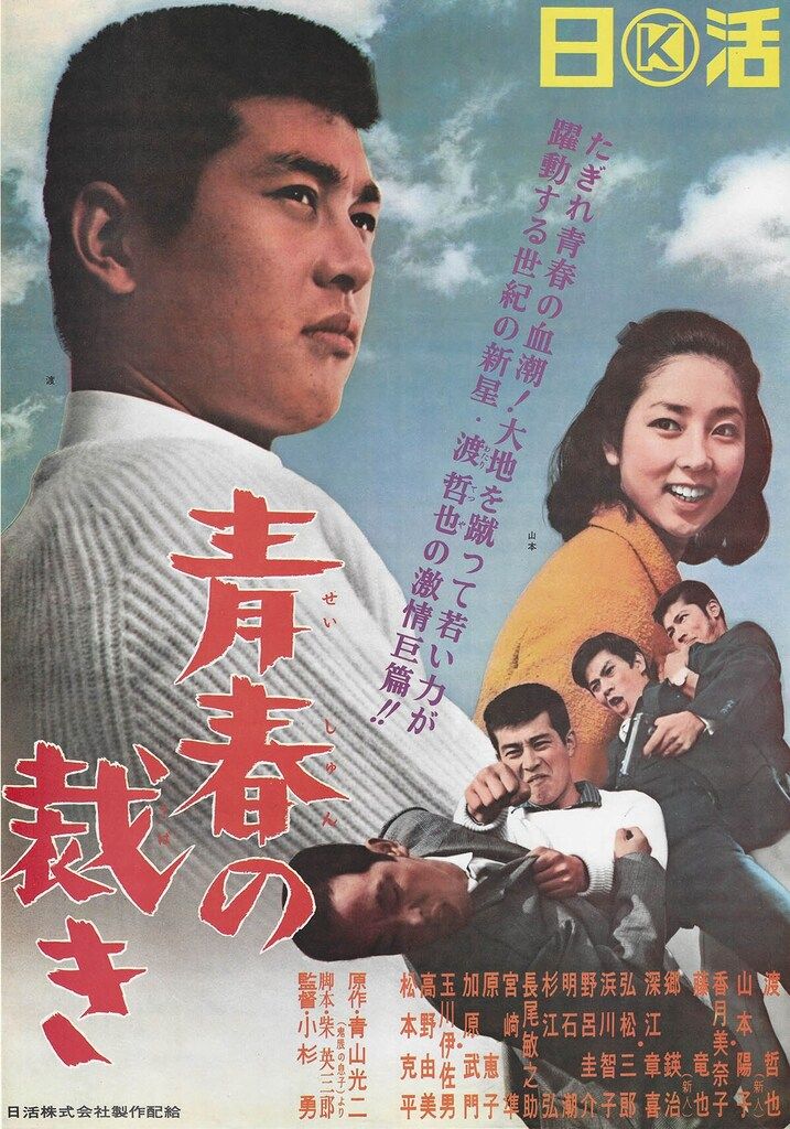 日活 青春の裁き B2ポスター