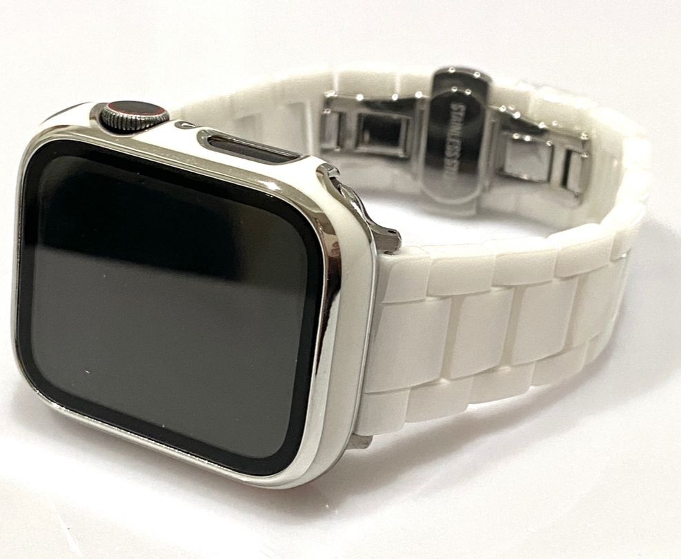 Box入り高級セット アップルウォッチバンド セラミックベルト Apple Watch 純正セラミック bd