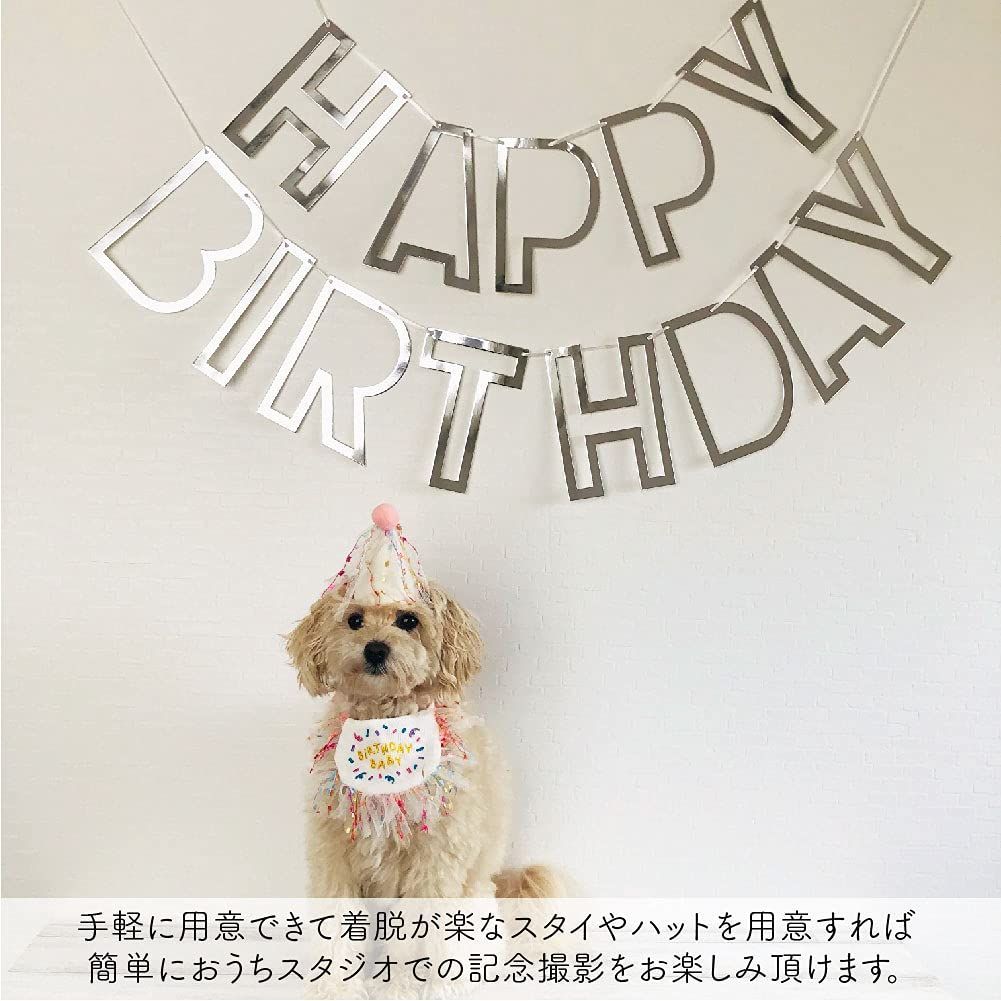 バースデー スタイ 誕生日 可愛い ハッピー ペット用品 ワンちゃん 猫