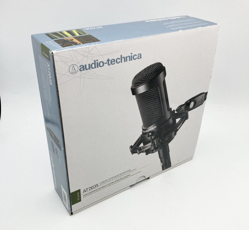 オーディオテクニカ AT2035 コンデンサーマイク 旧パッケージ