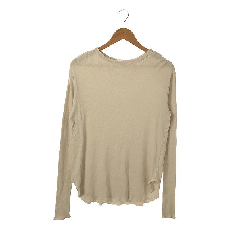 L'Appartement / アパルトモン | 2022AW | Rib L/S Tシャツ | F | ベージュ | レディース L'Appartement / アパルトモン | 2022AW | Rib L/S Tシャツ | F