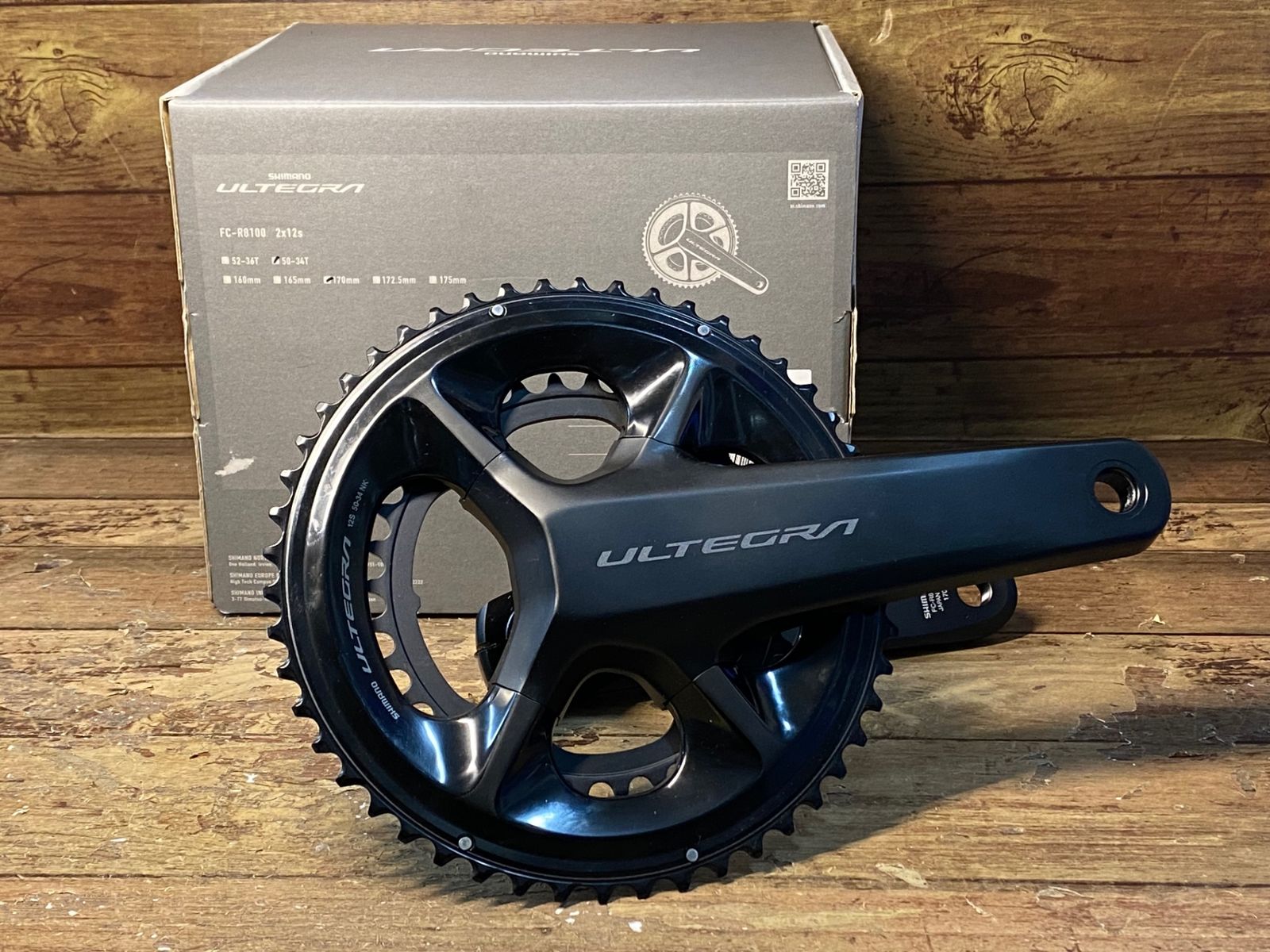 HX371 シマノ SHIMANO アルテグラ ULTEGRA FC-R8100 クランクセット 50/34T 170mm 未使用品 - メルカリ