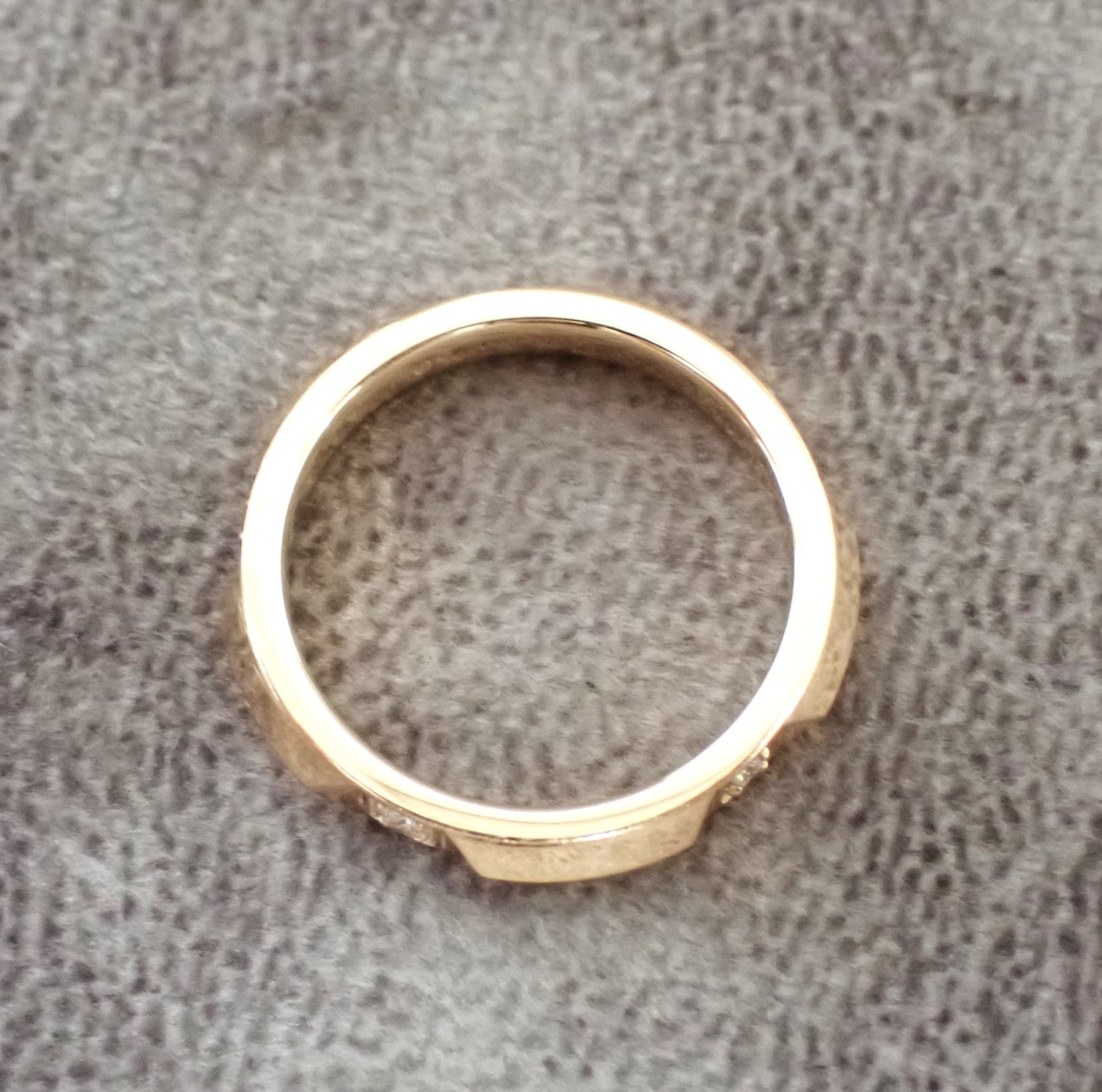 TIFFANY ティファニー バンドリング 750PG 18金 ダイヤモンド5PD 6.5号 3.0g WWW_SHINETEETH_COM