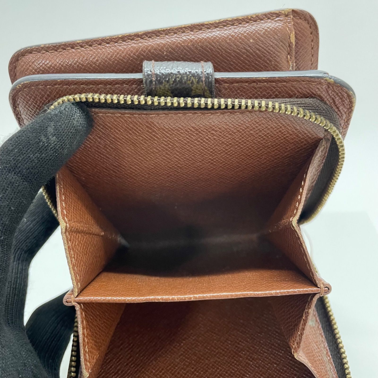 ルイヴィトン モノグラム コンパクトジップ 折り財布 ルイヴィトン